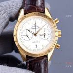 Grade A Replica Omega Speedmaster '57 Co-axial Swiss 9300 Watch Yellow Gold Men